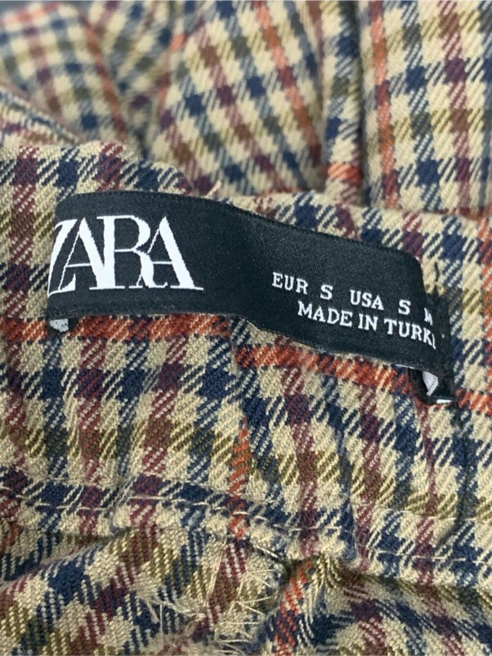 Zara Plaid Pants - Picture 8 of 9
